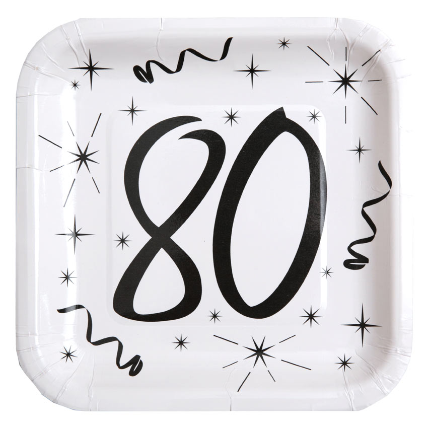 80 geburtstag deko