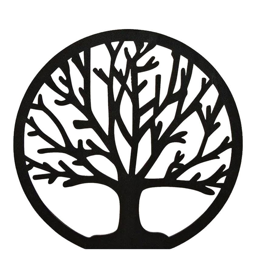 Wanddekoration schwarz
