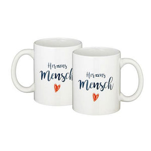 Tasse mit Schriftzug