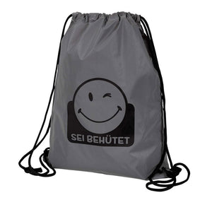 Reflektierender Rucksack Kinder "Sei behütet" Reflektor Freizeitbeutel 33x43 cm