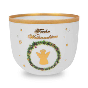 Adventsbecher "Frohe Weihnachten" -  Motiv Engel