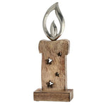 Kerze aus Holz