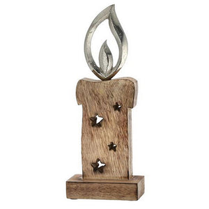 Kerze aus Holz