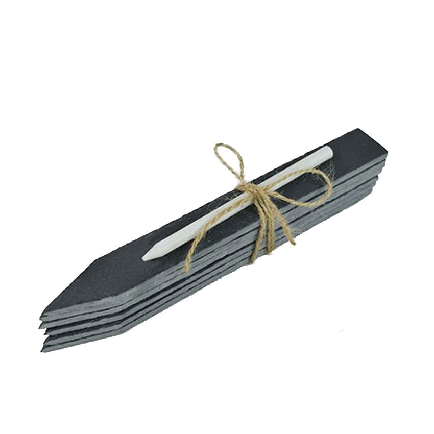 Pflanzstecker Schiefer zum Selbst Beschriften 6Stk. ca.15cm mit Kreide
