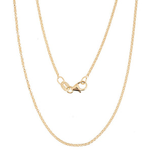 Goldkette 45 cm ohne Anhänger