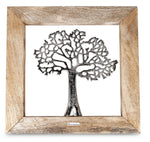 Wanddeko Baum Metall