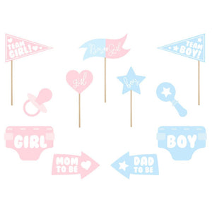 Gender Reveal Party Set,Gender Reveal Party Deko, Geschlechtenthüllungs Party, Gender Revel Party,