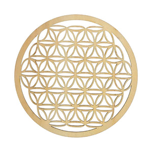 Blume des Lebens Wanddeko Holz