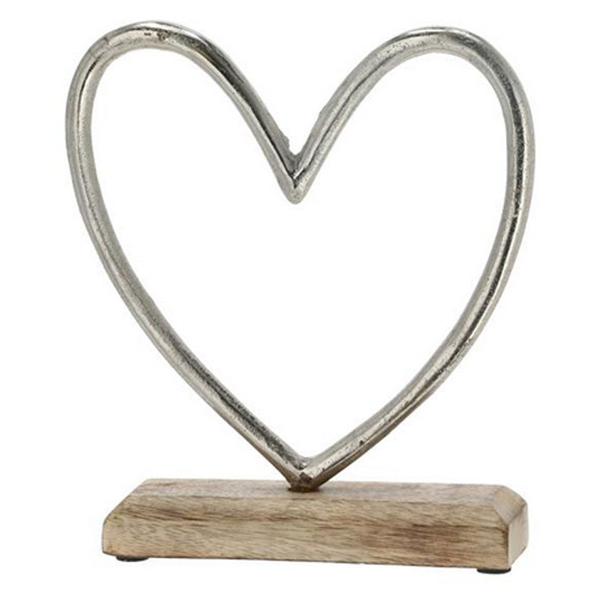 Deko Herz Metall groß