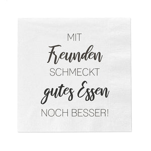 Servietten Spruch Freunde