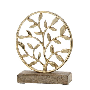 Deko Aufsteller gold