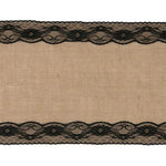 Tischläufer Jute Spitze