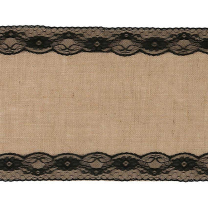 Tischläufer Jute Spitze