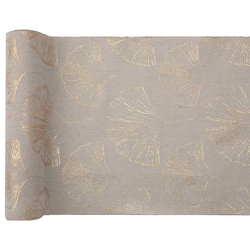 Tischläufer creme gold