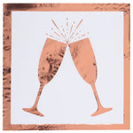 Servietten rosegold