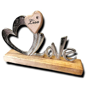 Schriftzug Love 24cm personalisiertes Geschenk