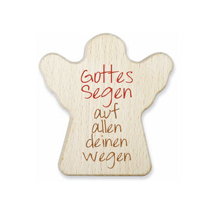 kleiner Handschmeichler Engel "Gottes Segen auf all deinen Wegen"