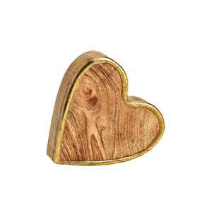 Deko Holz gold
