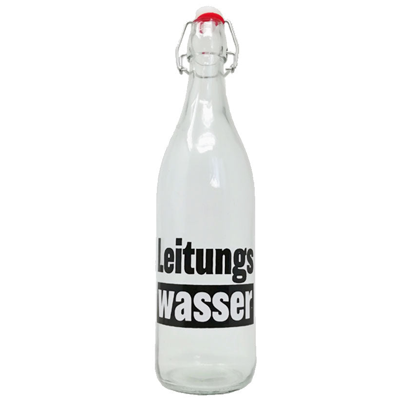 Trinkflasche Glas 1l