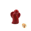 Taschenengel Speckstein begleitend 3cm - Rot