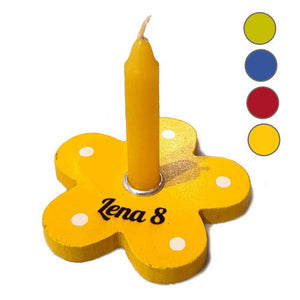Geburtstagskerze 7 cm personalisiertes Geschenk