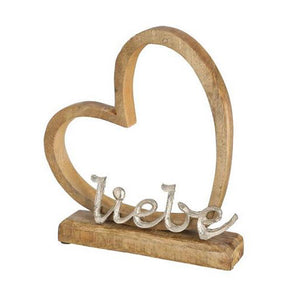 Holzherz für Hochzeit