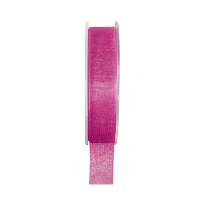 Organzaband fuchsia 15mm 20m