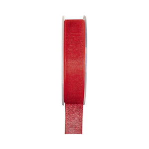 Organzaband 15mm x 20m rot
