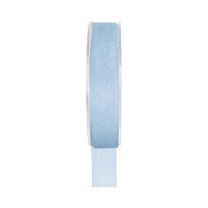 Organzaband himmelblau 6 mm 20m