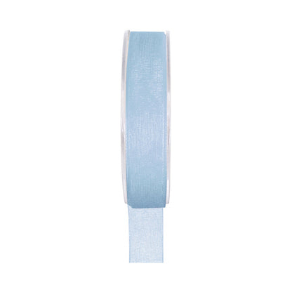 Organzaband himmelblau 6 mm 20m