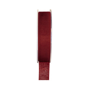 Organzaband bordeaux 6 mm 20m