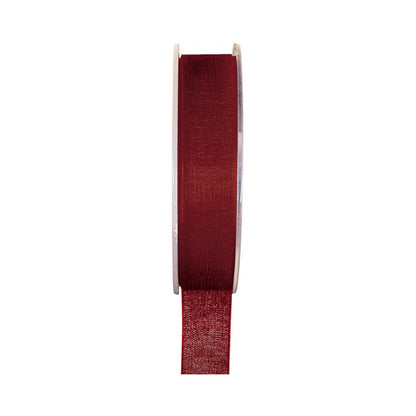 Organzaband bordeaux 6 mm 20m