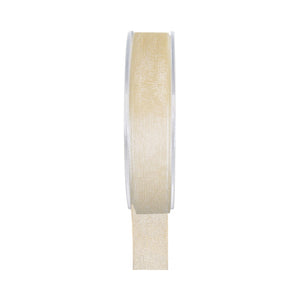 Organzaband elfenbein 6 mm 20m
