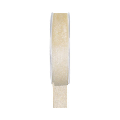 Organzaband elfenbein 6 mm 20m