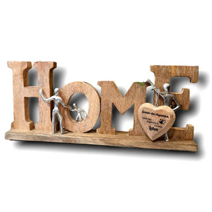 Schriftzug "Home" 58x24x8 cm personalisiertes Geschenk