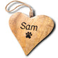 Holz Herz mit Namen