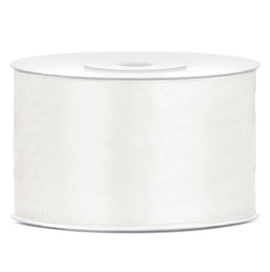 Satinband 38 mm x 25 m hellcreme