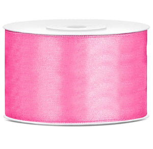 Satinband 38 mm x 25 m rosa