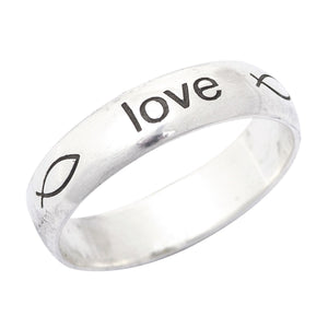 Ring True love waits Sterlingsilber 18 mm