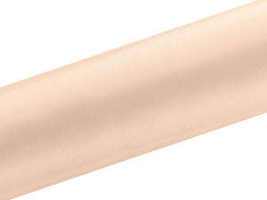 Satin Tischläufer 16 cm x 9 m hellpfirsich