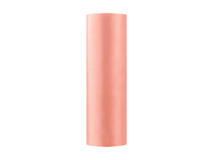 Satin Tischläufer 16 cm x 9 m koralle