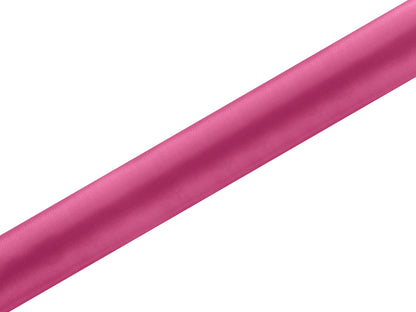 Satin Tischläufer 36 cm x 9 m fuchsia