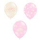 Luftballons It's a Girl! 6 Stück rosa