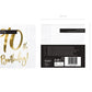 Servietten mit Gold-Druck "90th Birthday"