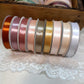 Satinband 12 mm x 25 m golden