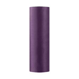 Satin Tischläufer 16 cm x 9 m dunkle pflaume