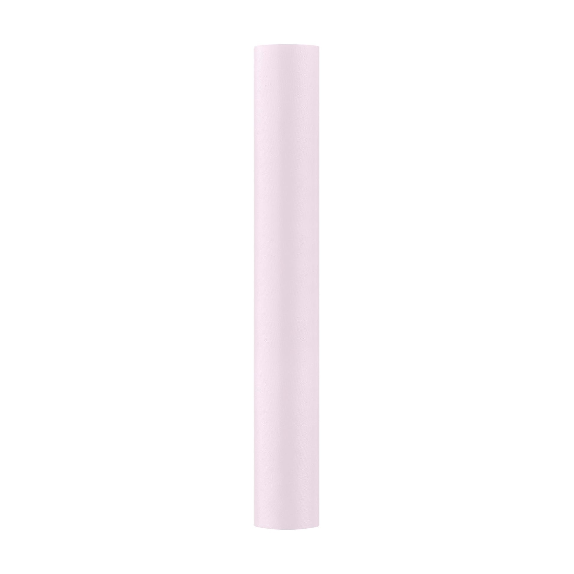 Satin Tischläufer 36 cm x 9 m hellrosa