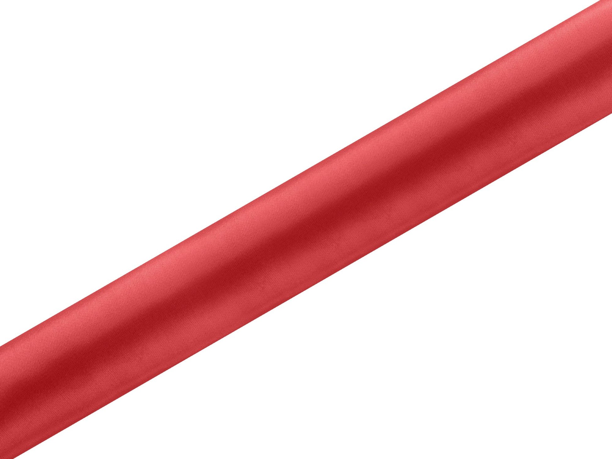 Satin Tischläufer 36 cm x 9 m rot