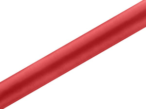 Satin Tischläufer 36 cm x 9 m rot