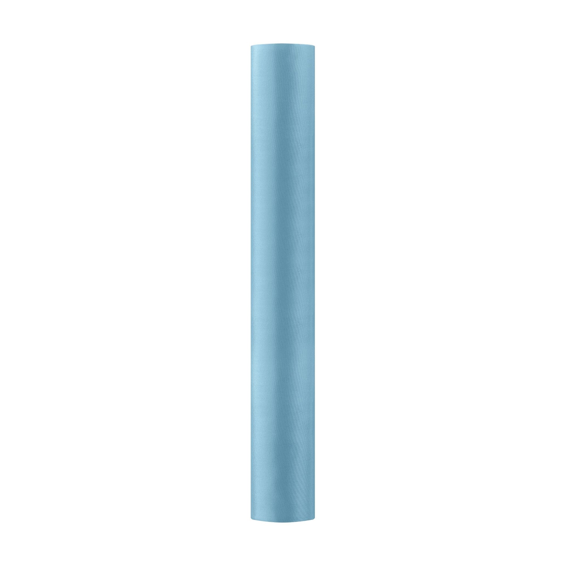 Satin Tischläufer 36 cm x 9 m türkis